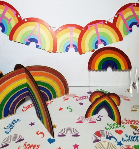 DIY Rainbow Birthday