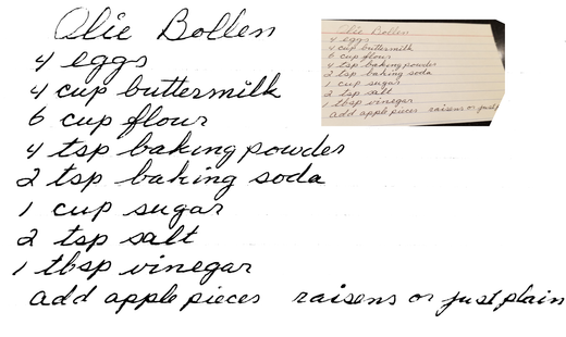 Preparing handwritten recipe in Adobe Photoshop for Glowforge